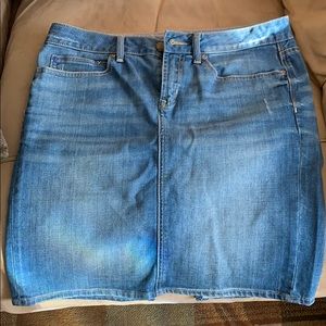 Gap 1969 jean skirt with back slit